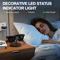 Station de charge rapide en ABS, support de charge stable, compatible avec Meta Ray-Ban, fourni par l'usine