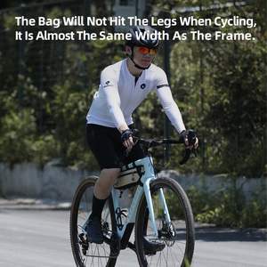 Free Sample Fully Waterproof Gravel Bicycle Front Frame Pack Bolt-on MTB Road <b>Bike</b> Top Tube <b>Bag</b> With Magnetic One-handed Opening - Product Image 4