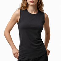 Débardeur de sport pour femme en tissu mesh, conception OEM personnalisée, impression, séchage rapide, respirant, course à pied, entraînement, fitness