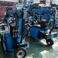Robot de levage de verre télécommandé sur roues avec compensation automatique par aspiration