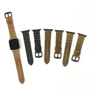 Upro Crazy Horse Leather Watch Bands IWatch Ultra SE & Series Watch Belt Vintage Leather Strap for 42/44/45/46/49MM Models - Product Image 6