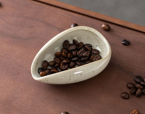 High Barista Tools Classic Espresso <b>Bean</b> Dish Tea Plate Accessories Dosing Scoop <b>Ceramic</b> Measuring Cup Coffee <b>Bean</b> Dosing Tray - Product Image 1