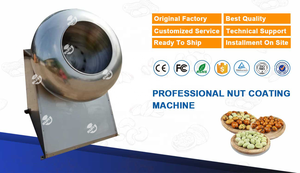 <span class=keywords><strong>Machine</strong></span> commerciale électrique de fabrication et de polissage de boules d'amandes et de noix, <span class=keywords><strong>machine</strong></span> à enrober les cacahuètes de sucre pour la production de snacks à base de noix - Product Image 2