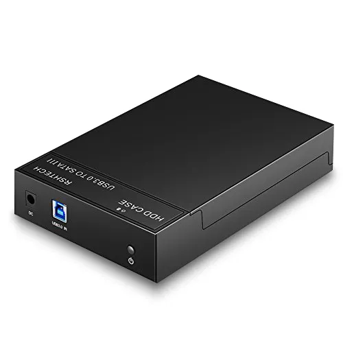 RSHTECHHDDケースBoitierdisque durハードディスクエンクロージャーテラバイトUSB3.03.5インチSATAハードドライブエンクロージャーハードダイブケース