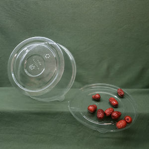 Plateau en PET transparent Liancheng 1050 ml personnalisé pour l'emballage des fruits, gâteaux, salades, en-cas, desserts, avec couvercle - Product Image 3