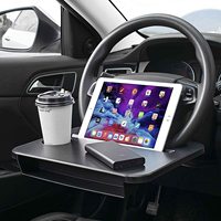 Support de bureau double usage en ABS pour voiture, idéal pour ordinateur portable, tablette, repas ou écriture – Table polyvalente populaire