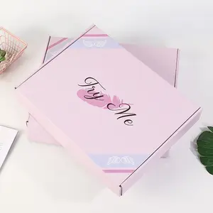 Corrugated Paper Gift Box With Plastic Handle Outer Box Packaging