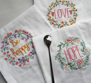 <span class=keywords><strong>Serviette</strong></span> de <span class=keywords><strong>table</strong></span> en <span class=keywords><strong>coton</strong></span> 100% blanc, petite quantité acceptée - Product Image 5