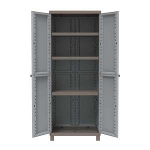 TERRY - 1002814 2 Doors <b>Outdoor</b> <b>Cabinet</b> 68x39x170 - 3 adjustable inner shelves - EAN 8005646028144 <b>CABINETS</b> - Product Image 2