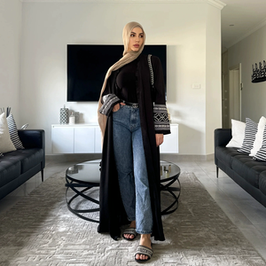 Nouveau design Abaya Instagram Robe musulmane Dubaï Abaya <span class=keywords><strong>Djellaba</strong></span> Vêtements islamiques - Product Image 4