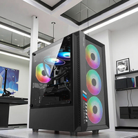 High Quality ATX PC Case Tempered Glass Side Window Support ATX PSU M-ATX Motherboard for Gaming