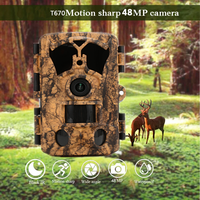 Caméra d'essai sans fil Wifi Digital Trail Wildlife Hunting Camera Waterproof 48mp 4K Night Vision Time Lapse