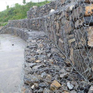 Gaviones para Piedras y Malla de Triple Torsión, <span class=keywords><strong>Jaula</strong></span> de Piedra Galvanizada para Infraestructura en Latinoamérica - Product Image 4