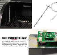 Sonde RTD, PG24-44, pièces de rechange pour barbecue Camp Chef, capteur de température pour fumoir, sonde en acier inoxydable résistant à la chaleur