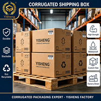 Groothandel OEM ODM golfkartonnen dozen 5-laags heavy duty waterdicht op maat bedrukt logistiek karton fabriek leverancier China groothandel