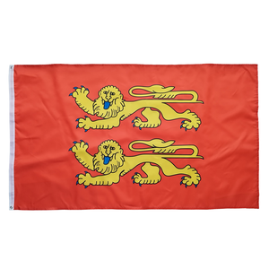 Drapeau de la <span class=keywords><strong>Normandie</strong></span>, d'atterrissage <span class=keywords><strong>en</strong></span> France, imprimé numériquement <span class=keywords><strong>en</strong></span> polyester durable, 3'x5' - Product Image 1