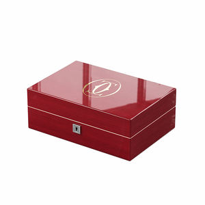 <span class=keywords><strong>Montre</strong></span> originale Relox <span class=keywords><strong>de</strong></span> luxe dans une élégante boîte en cuir rouge Insert d'emballage léger anti-poussière pour vitrines en gros - Product Image 1