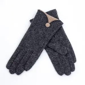New Design Outdoor Smart Phone Cold Resistant Cashmere Gloves For Women