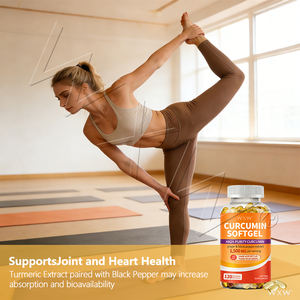 Capsules de curcumine à haute biodisponibilité 1500 mg, <span class=keywords><strong>gingembre</strong></span> et poivre noir, huile MCT, 120 unités, absorption supérieure pour le soutien des articulations - Product Image 4