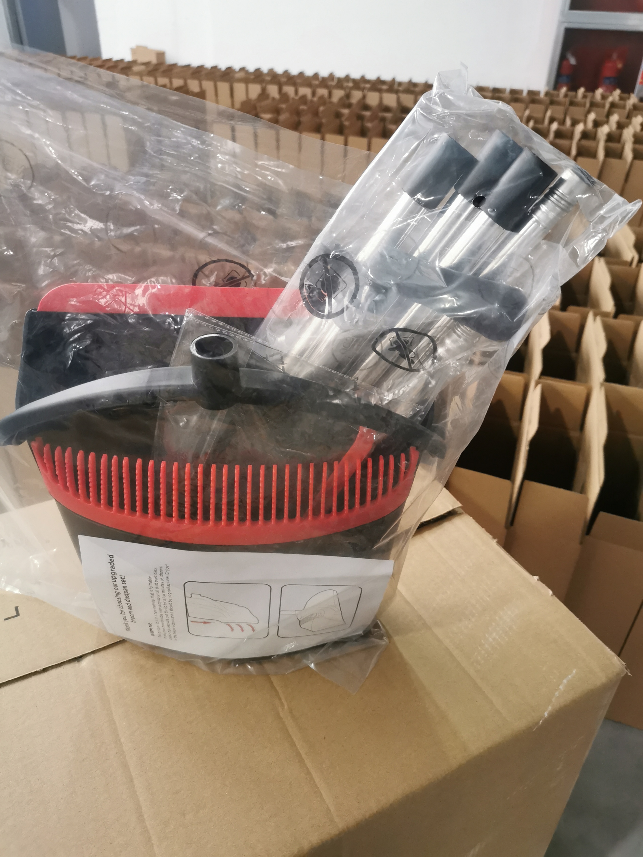 DECOMELODY 6 Moppstangen-Endkappen – Rutschfeste PP-Griffe Für Besen & Mopps, Mit Aufhängeloch, Schwarz