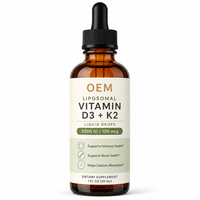 Complément Alimentaire Liposomal Vitamine D3 K2 en Gouttes Liquides – Vente en Gros, Soutien Immunitaire Professionnel, Complément Bien-être, OEM