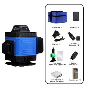 Niveau laser vert <span class=keywords><strong>auto</strong></span>-<span class=keywords><strong>nivelant</strong></span> 16 lignes avec laser croisé 4D, nivellement automatique rotatif et fonctionnel - Product Image 4