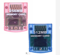 Carte mémoire 4 Mo/8 Mo/16 Mo/32 Mo/64 Mo/128 Mo/256 Mo/512 Mo/1 Go pour NGC Wii, capacité de stockage complète pour NGC, carte SD pour NGC Game Cube Wii