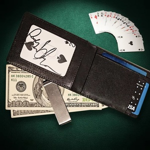 Cartera de Cuero para Hombre Boshiho, Diseño en Z, Accesorio de Magia Personalizado, para Espectáculos de Calle y Escenario, Truco de Magia Profesional - Product Image 1