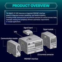 Controlador Lógico Programable (PLC) SIMATIC S7-1200 Compact CPU DC/DC/DC 1214C, Nuevo y Original, 6ES72141AE300XB0, 6ES7214-1AE30-0XB0