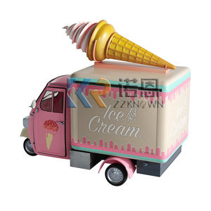 Camion de nourriture mobile standard américain, tricycle électrique, chariot à hot-dogs, chariot à crêpes, camion de café, camion de vente ambulante, cuisine mobile, remorque de restauration - Product Image 3