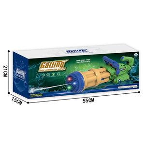 Pistolet à eau électrique pour enfants avec lumière LED et jet longue portée pour jouer en extérieur/en intérieur, couleur bleu/vert, batterie au lithium - Product Image 6