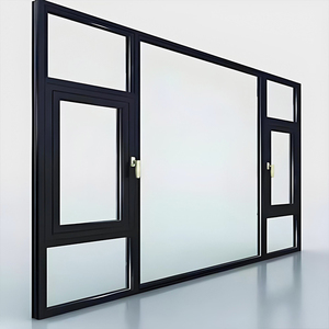 Ventanas de Aluminio Personalizadas, Resistentes a Huracanes, con Doble Vidrio Templado y Rotura de Puente Térmico - Product Image 1