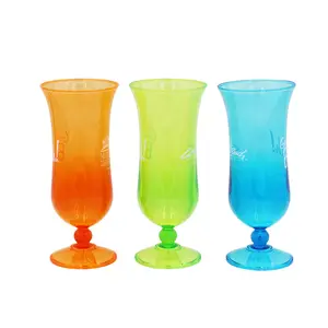Fornecedores promocionais Logotipo personalizado Reciclagem plástico rígido Wedding Party Juice Cups