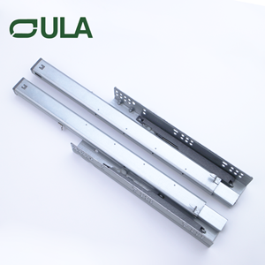 OULA Furniture Hardware Heavy-Duty Iron 45mm Concealed <strong>Slides</strong> with 3D Lock Full Extension Hidden Telescopic <strong>Drawer</strong> <strong>Slides</strong> - Product Image 3
