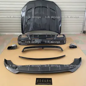 Carbon Fiber Body Kit Voor Mercedes Gle Coupe W167 C167 Voorste Lip Achter Diffuser Dakspoiler Ld Stijl Body Kits 2019-2021