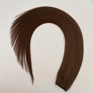 Extensiones de Cabello Humano Virgen Ruso Ombre Piano Genius Weft con Raíces Oscuras y Degradado Rubio para Salones de Belleza - Product Image 1