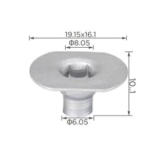 Écrou de fixation en U personnalisé pour <span class=keywords><strong>cage</strong></span> de fixation de voiture, écrou de fixation métallique, clip métallique - Product Image 2