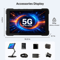 Tableta de Datos Portátil P10 5G para Uso en Logística y Almacenes, con Motor de Escaneo Profesional SE6100-2D, Android 12.0 GMS MT8791 4GB