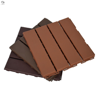 Prix usine modulaire nouveau design résistance aux UV bois plastique Composite platelage bricolage tuile Interlock platelage carrelage