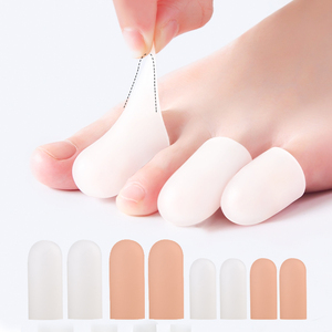 YNBG Masseur tubulaire souple pour mains et pieds avec gel de silice, aide à l'exercice des orteils et du pouce, protection des doigts et des orteils pour une utilisation en toutes saisons - Product Image 3