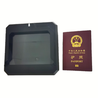ICAO9303 Lector de documentos de viaje Tarjeta de identificación Licencia de conducir Escáner de pasaporte con matriz de datos Aztec PDF417 2D Lector de código de barras QR