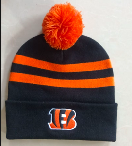 Cincinnati Bengals 32 Teams Custom Ski Gebreide Winter Koud Weer Hoed Brief Sport Gebreide Klassieke Gestreepte Muts - Product Image 1