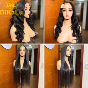 Peluca de Cabello Humano Virgen Brasileño de Alta Calidad, Pre-Arrancada, Ondas Boby, Color Personalizado, Liso Extremo, Peluca Frontal de Encaje HD - Product Image 2