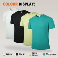 Nouveau T-shirt de baseball vintage pour homme en jersey uni – Mélange Spandex/Polyester à manches courtes, design vierge, pour les fans de matchs