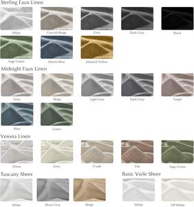 Muestra <span class=keywords><strong>de</strong></span> Tela <span class=keywords><strong>de</strong></span> Cortina Opaca Personalizada Jinchan <span class=keywords><strong>para</strong></span> Dormitorio y Sala <span class=keywords><strong>de</strong></span> Estar, Textura <span class=keywords><strong>de</strong></span> Lino, Oscurecedora <span class=keywords><strong>de</strong></span> Habitaciones - Product Image 2