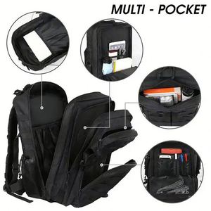 Sac à dos tactique de camping 900D Oxford 45L avec pochette Molle, sac d'assaut, sac à dos de randonnée OEM - Product Image 3