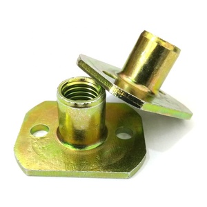 M10 Thép Mạ Kẽm Vuông Cơ Sở T <span class=keywords><strong>Nut</strong></span> Với Hai Lỗ Brad Để Giữ Đá Leo Núi - Product Image 5