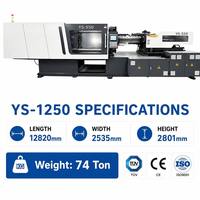 Mesin Cetak Injeksi Plastik Listrik Kecil Yangxin YS Servo Horizontal Industrial High-speed Hydraulic Moulding 1250 Ton