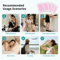 Patch Rafraîchissant Personnalisé pour les Pieds – Confort et Soulagement Quotidien pour Jambes Fatiguées – Soin des Pieds à Domicile – OEM ODM