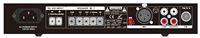 Amplificateur de puissance PA System 1 U 60W Amplificateur mélangeur compact avec Mp3/FM/SD/Blue tooth